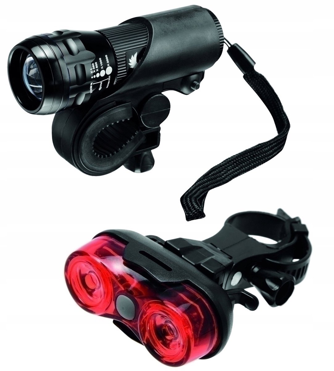 Fietslamp Set JOYRIDE FBS0011 - Voor & Achter - LED