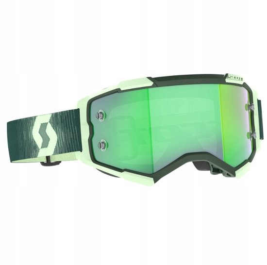 Scott Fury Crossbril - Donkergroen/Mintgroen