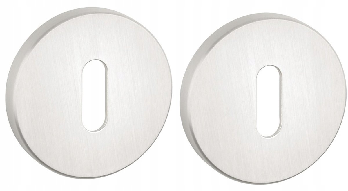 Aprile Rozet Rond Zilver Parelmoer 7mm Sleutel