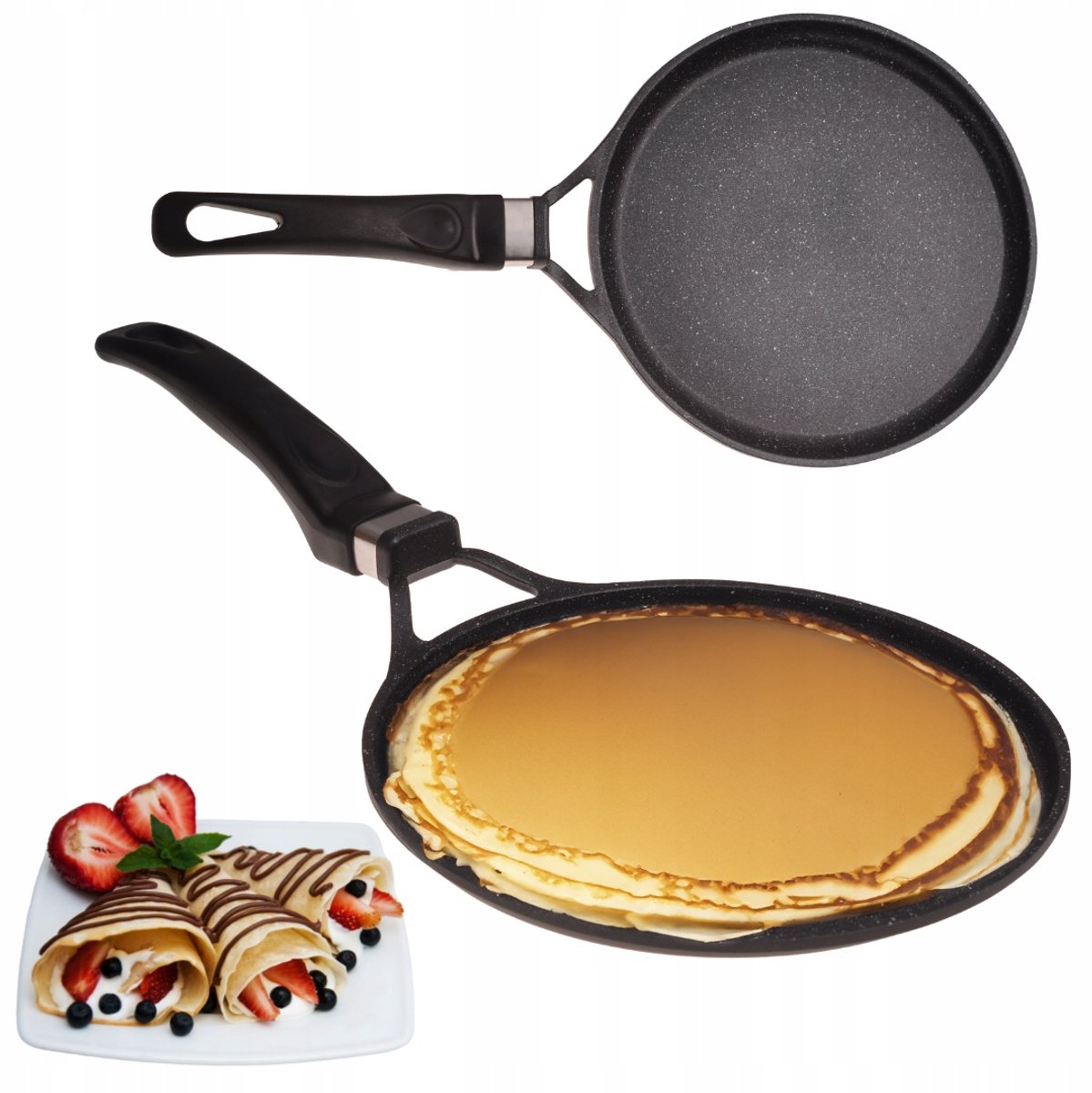 Kamille Marmite Pan voor Pannenkoeken - 24 cm - Inductie & Gas