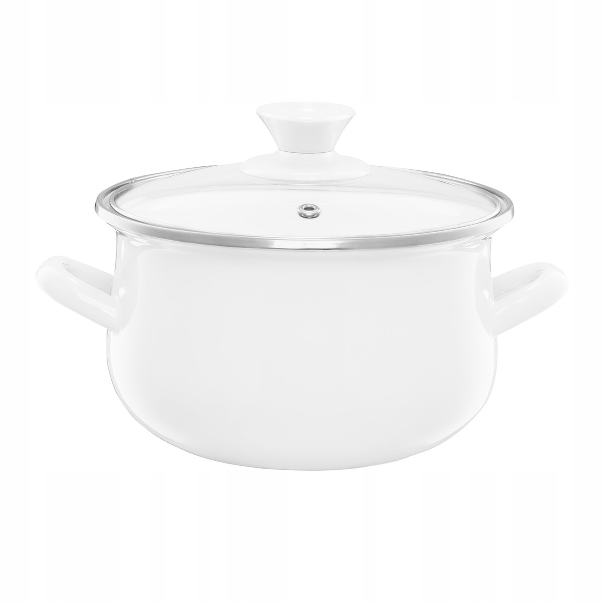 Emalia Olkusz Pyza 3,8L E-maille Pan - Crème 20cm