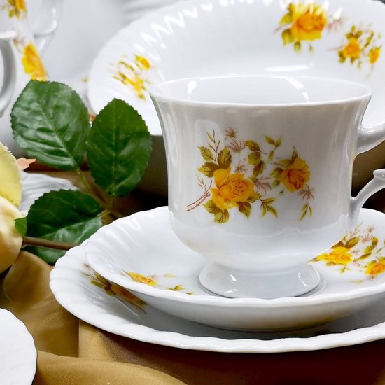 MALACASA, Serie Elisa, sada 24 kusů porcelánového jídelního