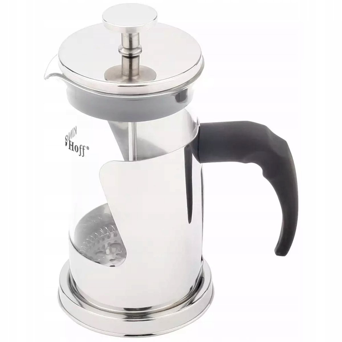 Kinghoff RVS Koffiezetter met Glazen Kan - 800 ml
