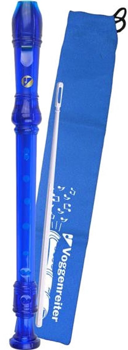 Voggenreiter 1091 Voggy's KST blokfluit blauw Duitse boring