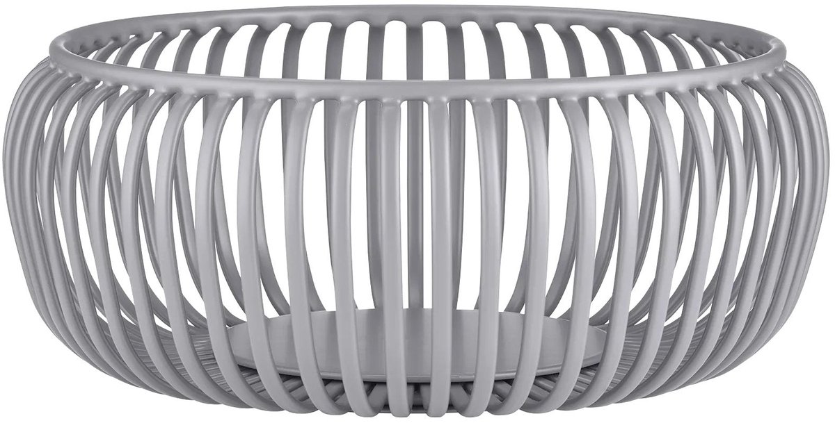 Lito Schaal Steel Grey Small | Donkergrijs | Staal