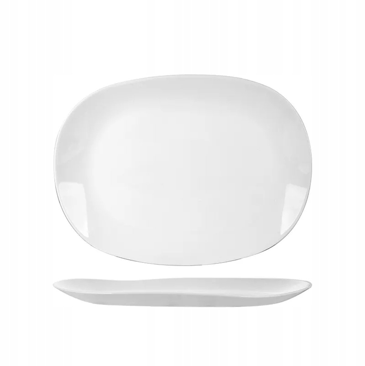 Altom Design Witte Harmony Glazen Schaal 30 cm