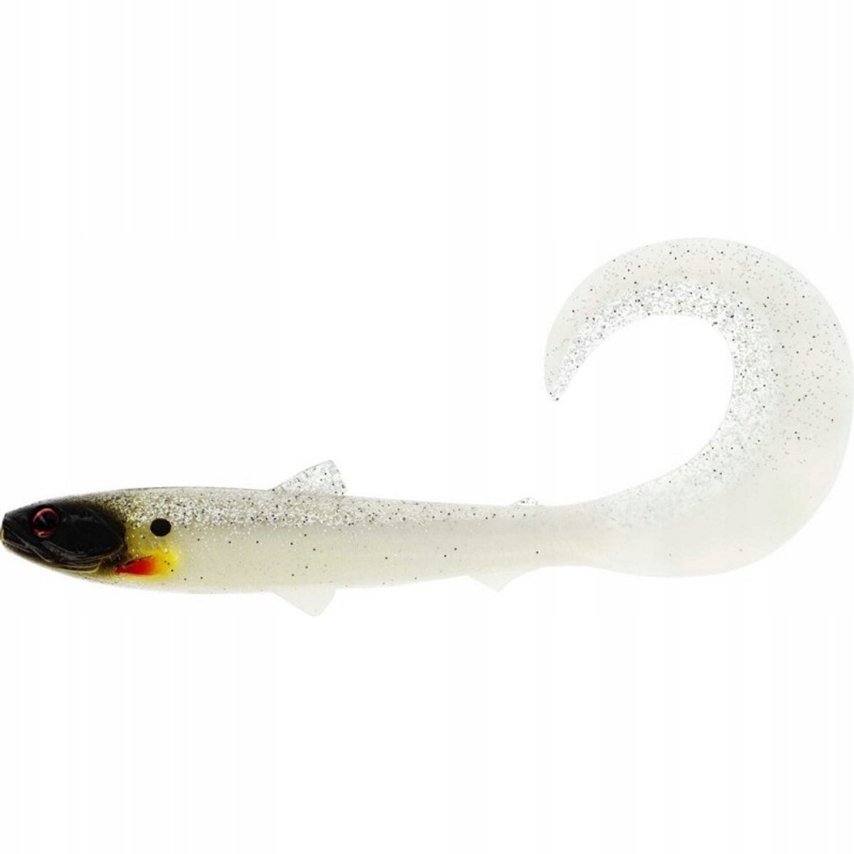 Westin BullTeez Curltail 21cm - Glow Ghost Hunter Zalm Kunstaas