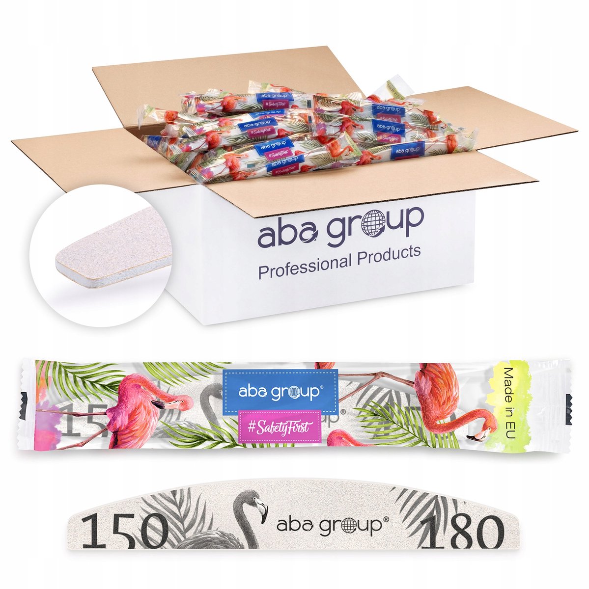 Aba Group Nagelvijl Halve Maan 150/180 Slim - 500 Stuks