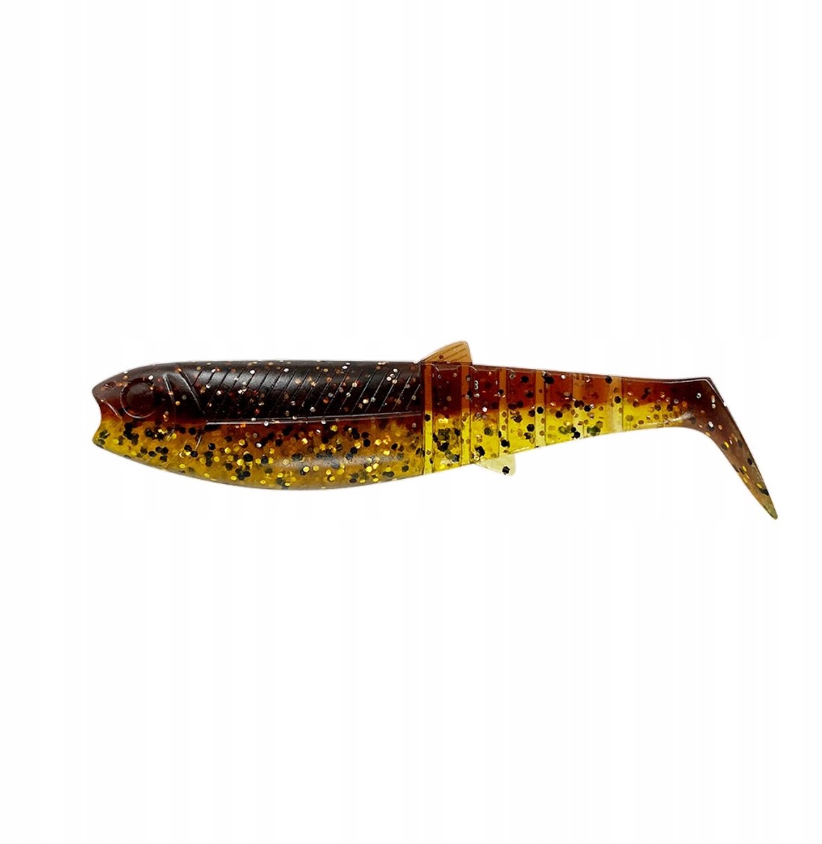 Savage Gear Cannibal Shad 12,5cm Motorolie UV - Kunstaas voor Snoekbaars & Snoek
