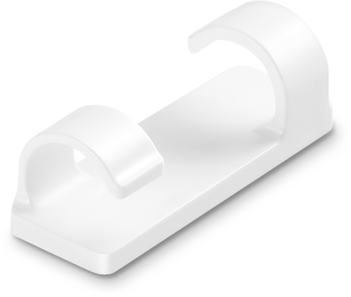40x Kabelclips - 3 cm - Kabelhouders - Kabel organisers - Kabelbinders - Zelfklevend - Wit - Jonyx