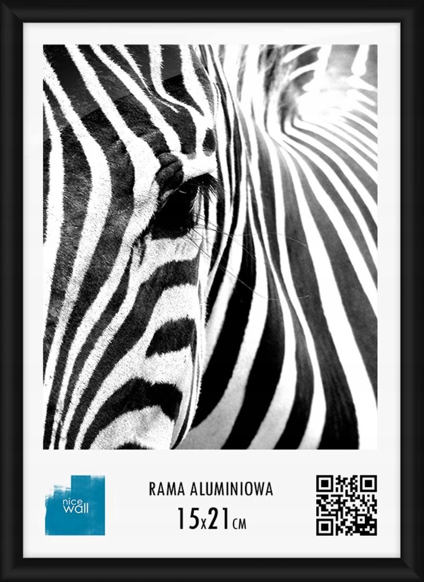 Zwarte Aluminium Fotolijst 15x21 cm - Stijlvol & Duurzaam