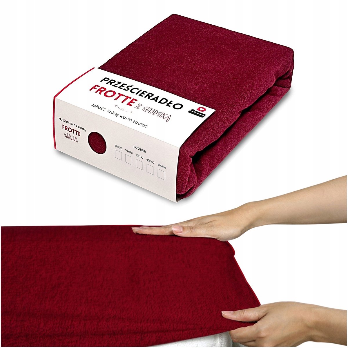 Frotte hoeslaken 120x60 cm met elastiek - Zacht en ademend