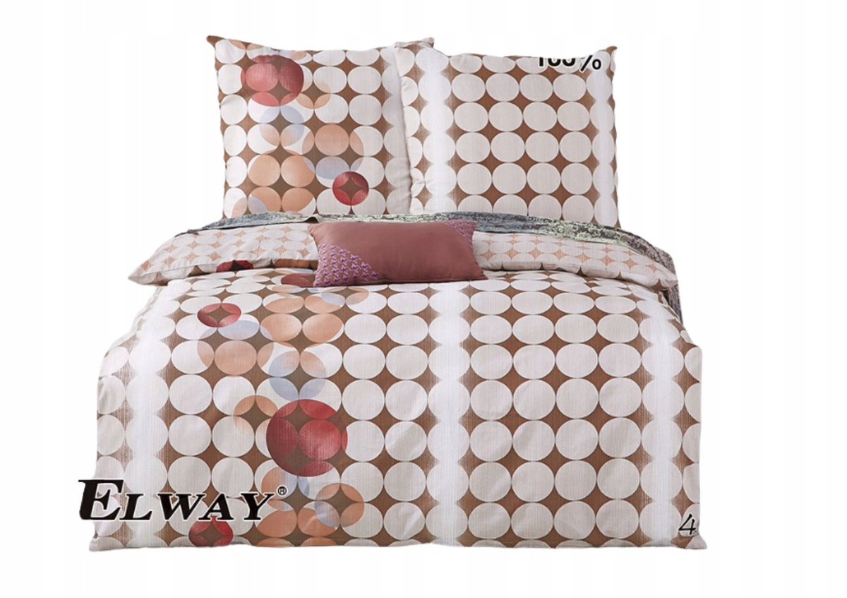 Elway Beddengoed Set 160x200cm Katoen Satijn 2 Kussenslopen