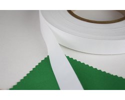 Witte 20mm 3-laags naadverstevigingstape voor waterdichte stoffen