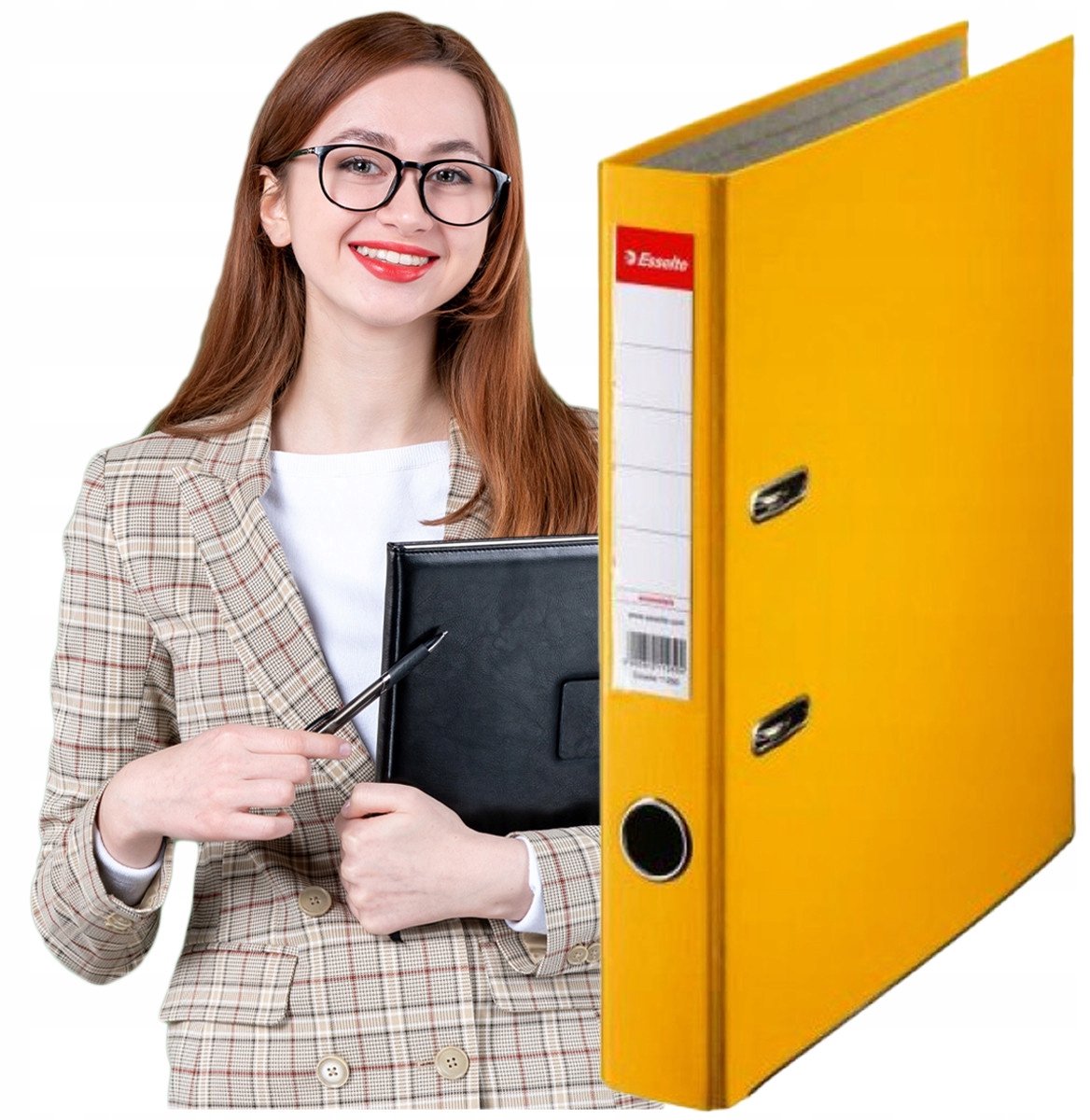 Esselte A4 Ordner 50mm Geel - Efficiënte Documentenorganisatie