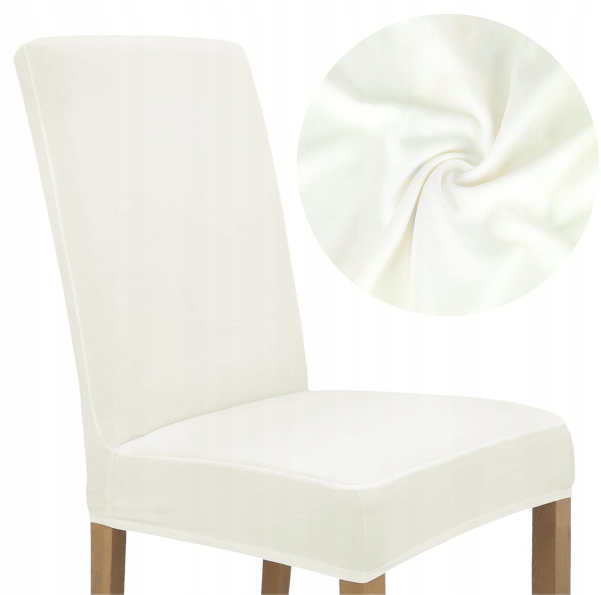 Universele Stoelhoes - Elastisch & Comfortabel - Ecru