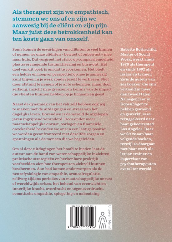 Therapeut, vergeet jezelf niet!