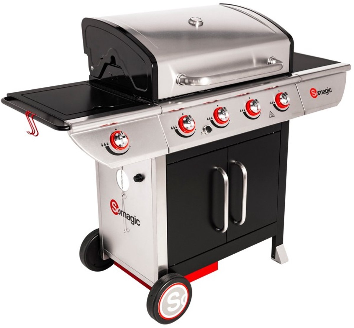 MANHATTAN 450GPI Gas Barbecue - 4 branders + 14kW fornuis