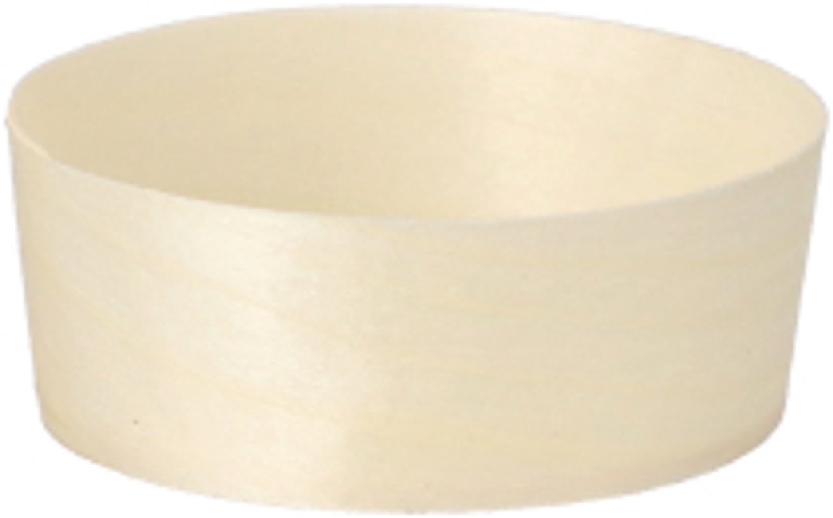 50 Fingerfood - Schalen, hout pure rond Ø 5 cm · 2 cm