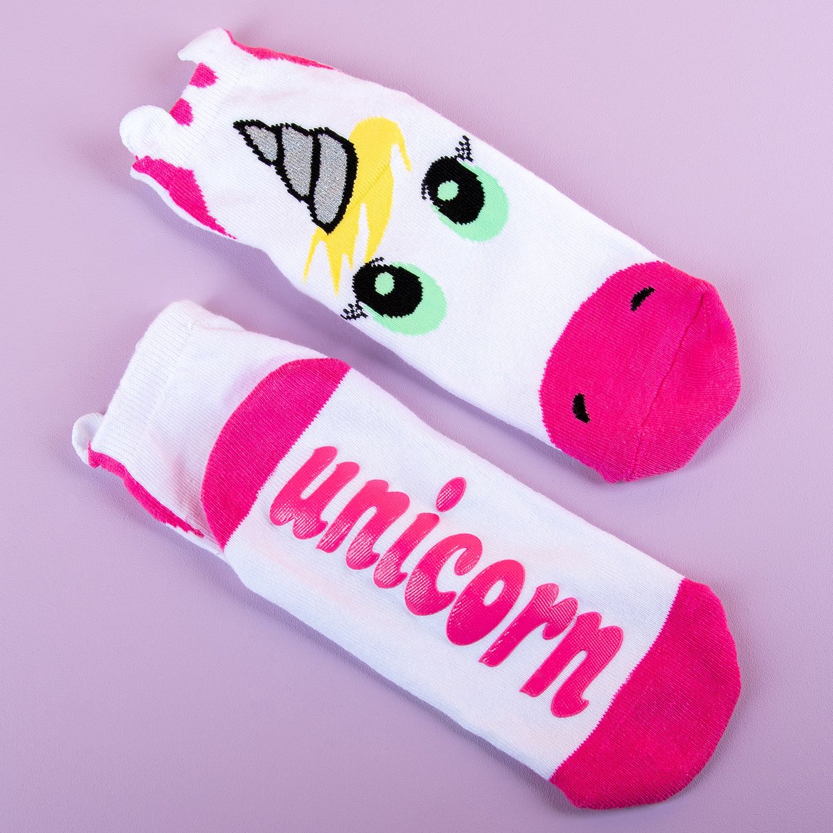99% Unicorn Sokken – Antislipzool – One Size (36-45) – Grappig Design – Comfortabel & Zacht – Perfect Cadeau voor Mannen en Vrouwen