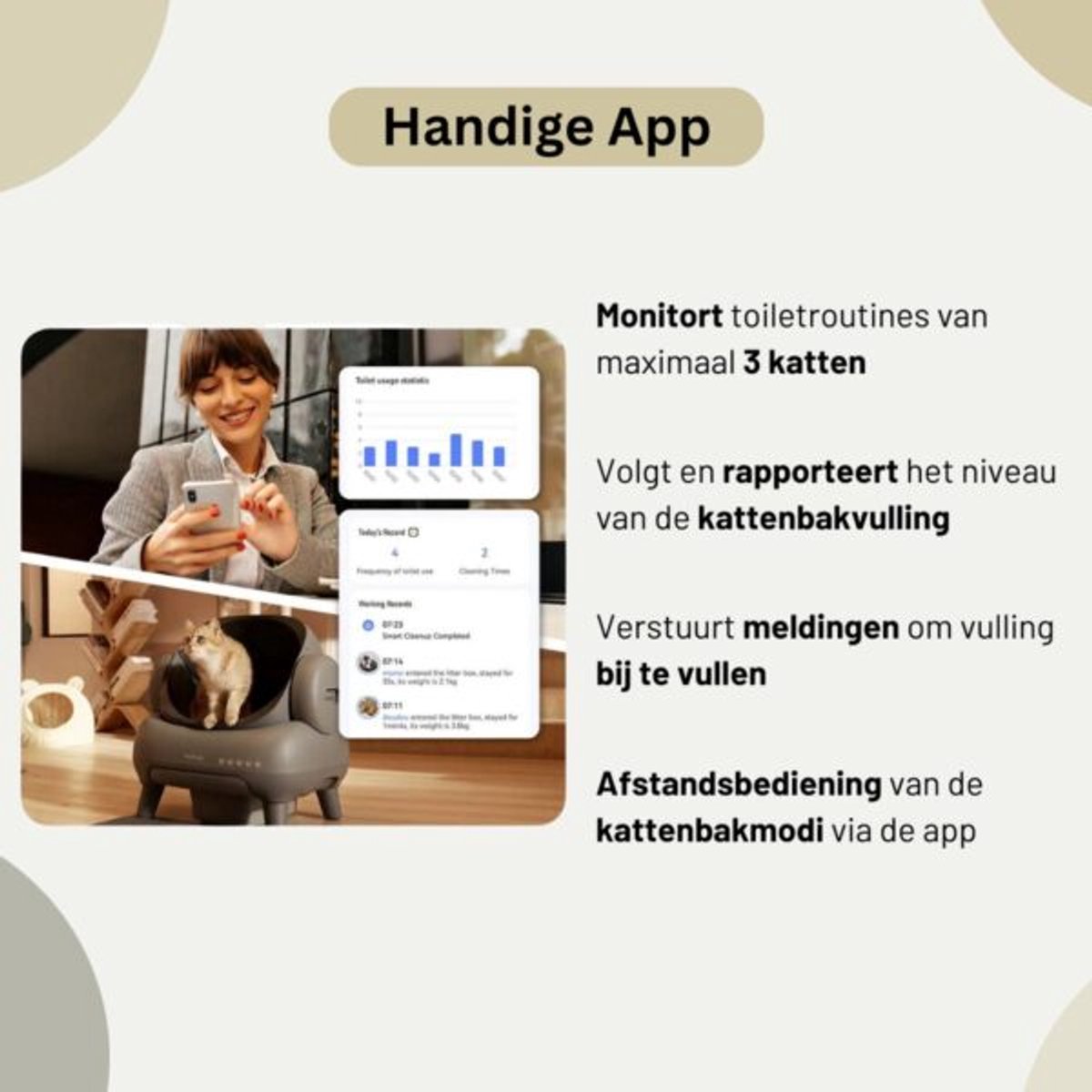 Neakasa M1 Plus Zelfreinigende Kattenbak XXL met App thumbnail 4