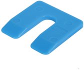 Cales Radix – 4 mm – 50x47 mm – bleu (144 pièces) – cales en plastique – emballage volumétrique