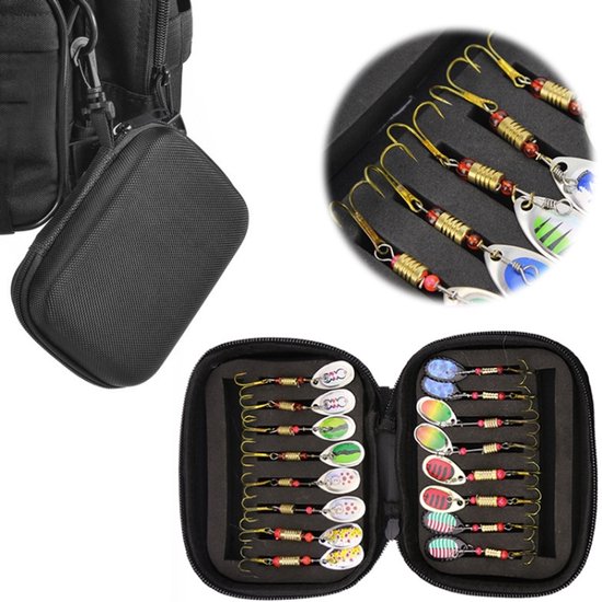 blinkerset met tas - 16 verschillende blinkers - Vis accessoires van Blink — afbeelding 4