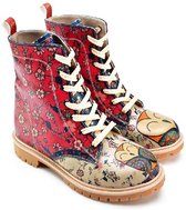 GOBY - Redlove - Bottes pour femmes - Botte - Bottes femmes - Bottes femme - Bottes femme - Bottes longues - Fait main - Imprimé fleuri - Taille 35