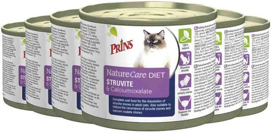 Prins NatureCare Cat Diet Struvite&calciumoxalate 6x0,2kg