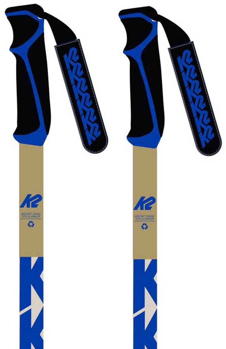 K2 Freeride 18 Stokken Transparant 130 cm Creme