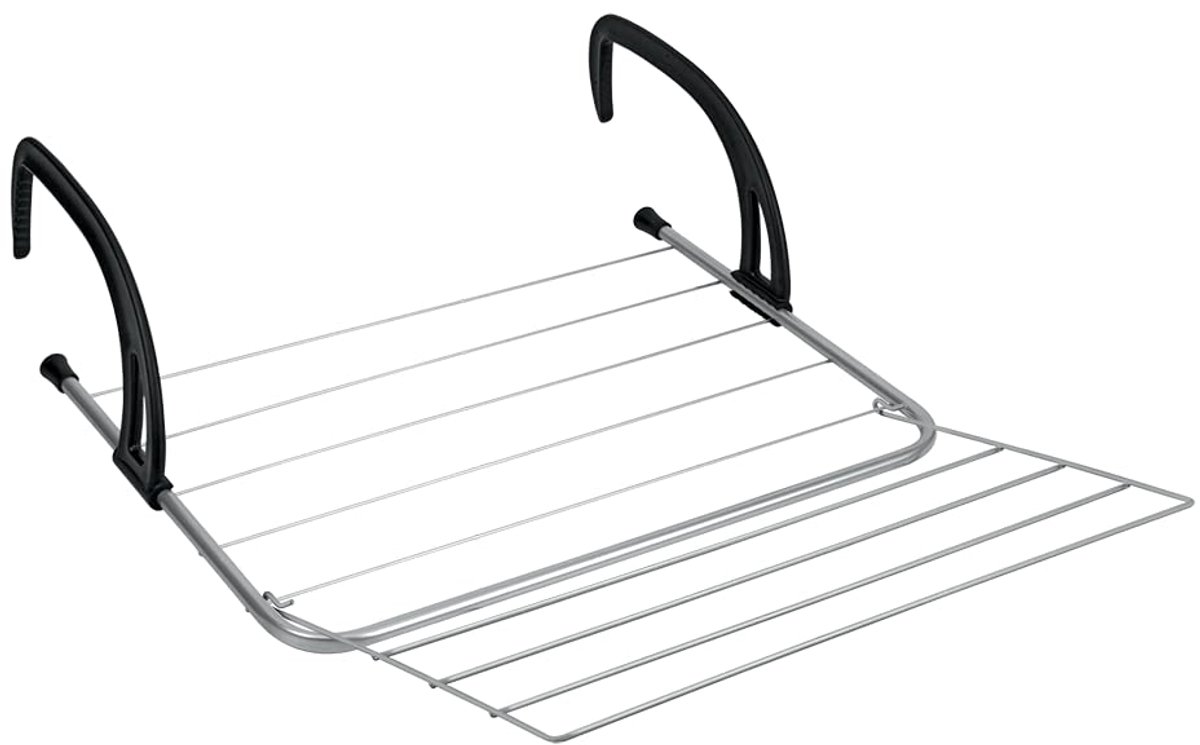 Ibenzoa® Verstelbaar droogrek voor balkon en verwarming met uitklapbare functie