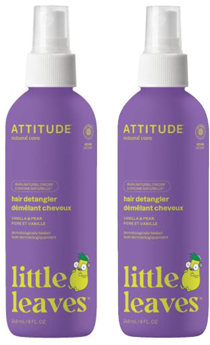 ATTITUDE Antiklit Spray Vanille en Peer Bundel - Little Leaves ECO - duurzaam