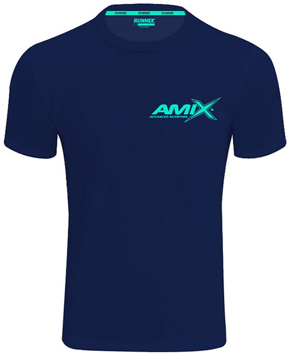Amix Runfit T-shirt Met Korte Mouwen Blauw S Man