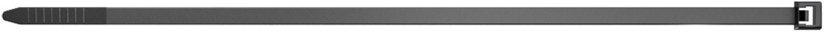 Fischer 100x Kabelbinders UBN 2,5 x 120 mm zwart - 87489
