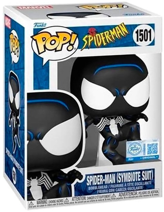 Funko Pop! Marvel: Spider-man - Spider-man (Symbiote Suit) #1501 Funko Exclusive