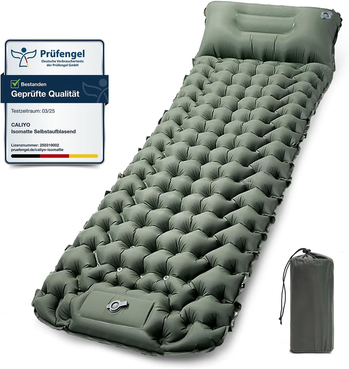 Opblaasbare Kampeermatras voor Camping en Outdoor Avonturen - Ultralicht en Ruimtebesparend