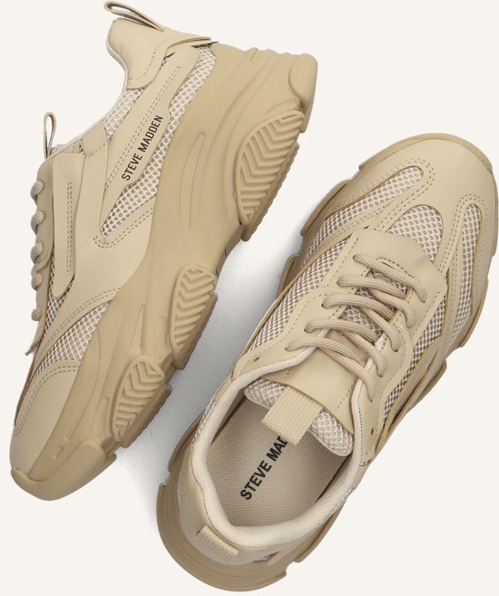 Steve Madden Jpossession Lage sneakers - Meisjes - Beige - Maat 32