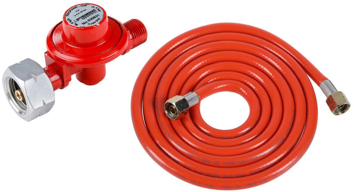 ROTHENBERGER Industrial Regelaar 4 bar Gasslang 5m Branders 3/8“ 5&11kg Gasflessen - 1500005310