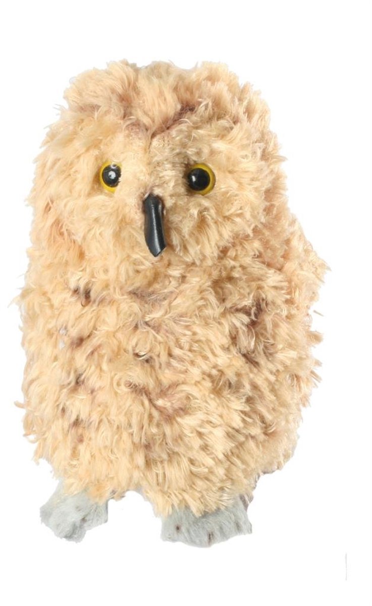 The Puppet Company vingerpop steenuil - handpop speelgoed uil.