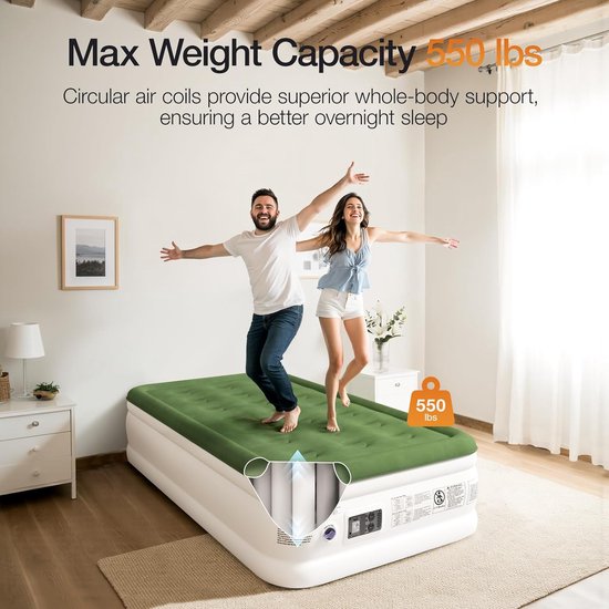 Zelfopblazend Luchtbed 1 Persoon - Comfortabel en Compact voor Camping en Thuis — afbeelding 5