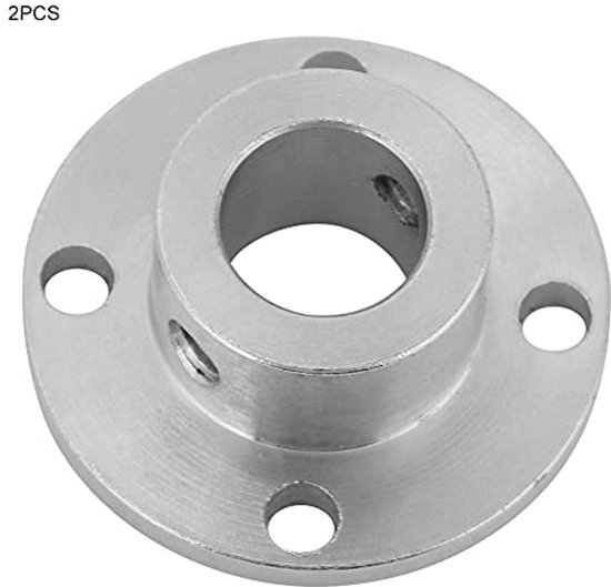 M4 Stijve Flenskoppeling Set – 2 Stuks, 12mm Binnendiameter, 18mm Buitendiameter, Met Sleutel En Schroeven