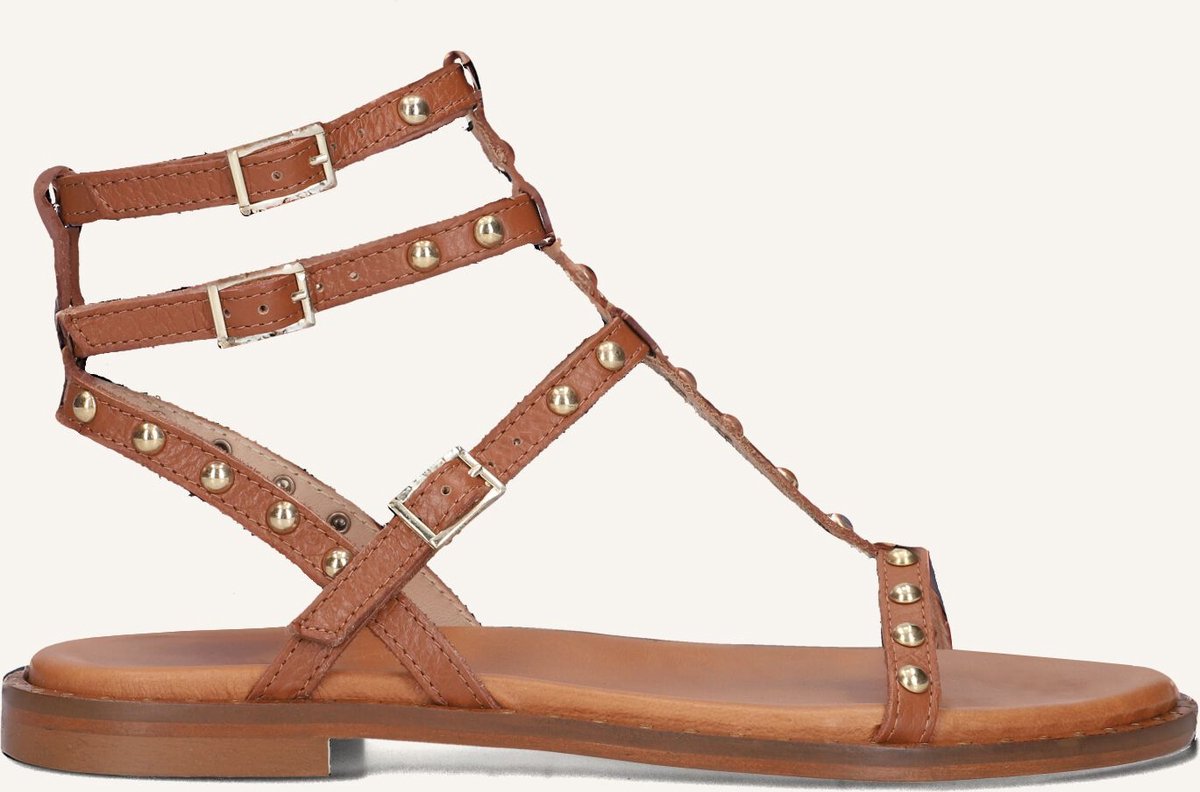 STEFANO LAURAN 24202 Sandalen Dames Cognac Bruin