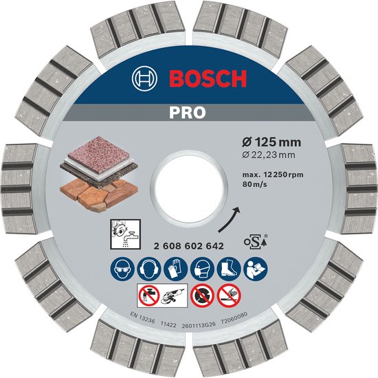Bosch Diamantdoorslijpschijf Best for Stone 125 mm