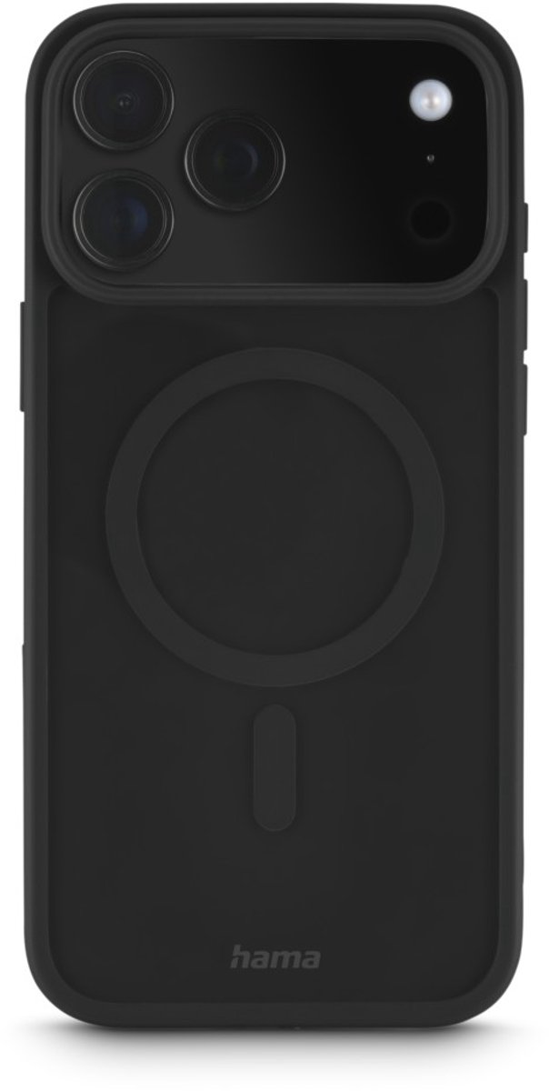 Hama hoesje geschikt voor Iphone 17 Pro Max - Frame Protect cover - Zwart