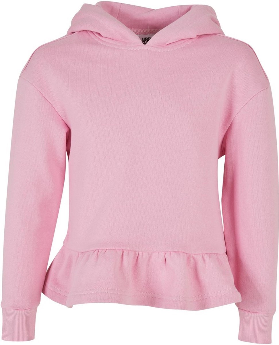 Urban Classics Organic Volants Kinder hoodie/trui Kids 158/164 Roze