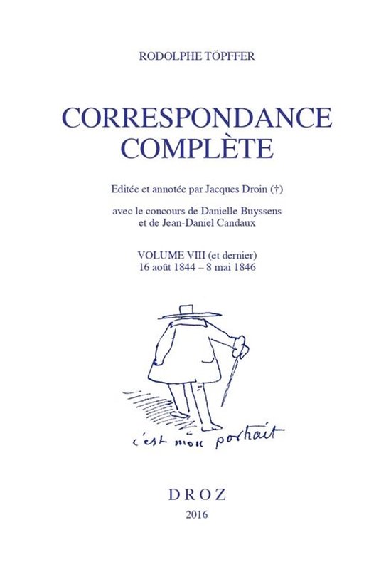 Histoire des Idées et Critique Littéraire - Correspondance complète. Volume VIII (et dernier)