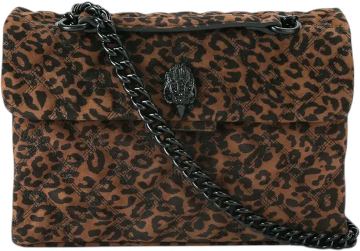Kurt Geiger London Leather Kensington Bag Schoudertassen Dames - Zwart - Maat ONESIZE