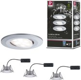 Paulmann LED-inbouwlamp Nova Mini Coin Enkele lamp zwenkbaar rond 66mm