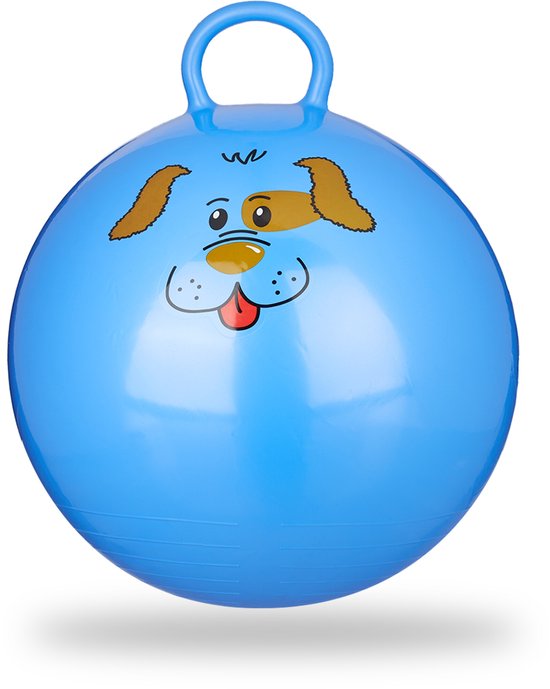 U&C Planet Hopperbal opblaasbare Hopperbal met pomp, 45 cm Hopper Ball