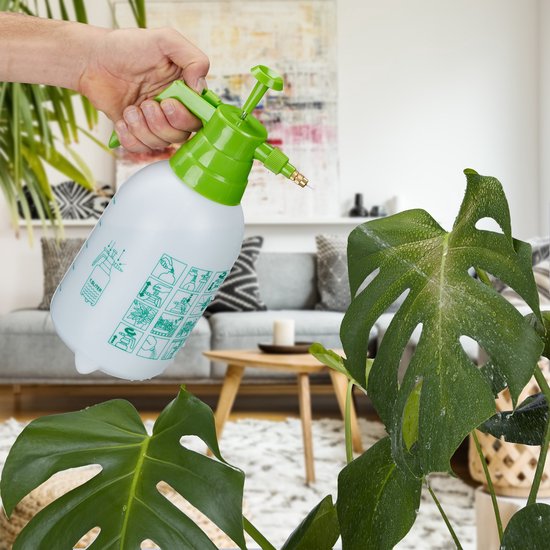 2x drukspuit 1,5 liter - hogedruk plantenspuit - druksproeier - plantensproeier van Merkloos	 — afbeelding 3